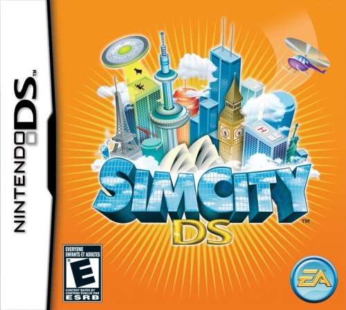 Sim City DS box art for Nintendo DS